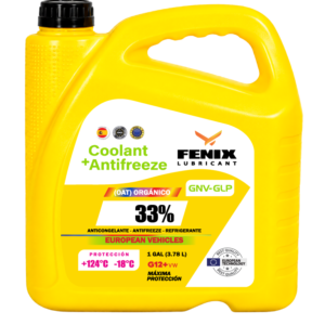 COOLANT + ANTIFREEZE 33% GREEN