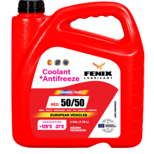 COOLANT + ANTIFREEZE 50/50 RED